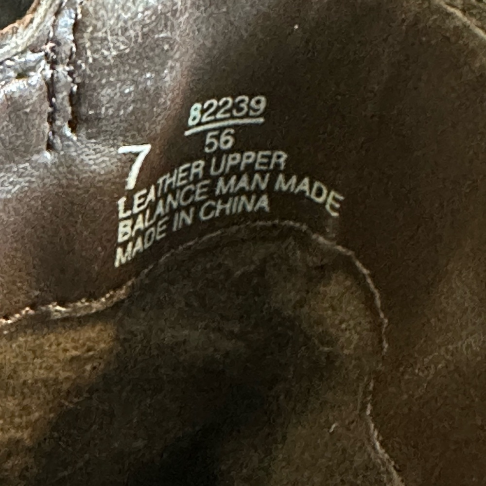 Leather Military Boots